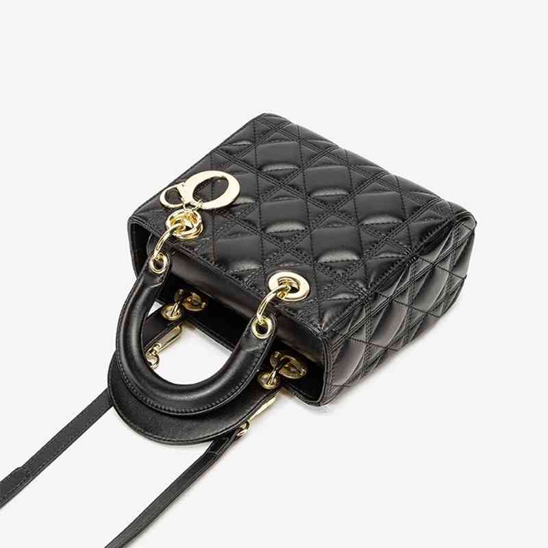 

2022 New unique bags Women's designer Fashion rhombic square bag Letter Female handbag Classic shoulder messenger Handbags, White