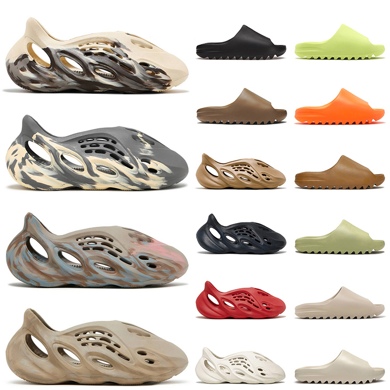 

Top Quality 2022 Womens Mens Designer Slides Runners Runr Slippers Big Size 36-47 Platform Sandals Sulfur Cream Clay Moon Grey Onyx Ochre Pure Core EVA Beach Shoes, D46 36-45 triple red