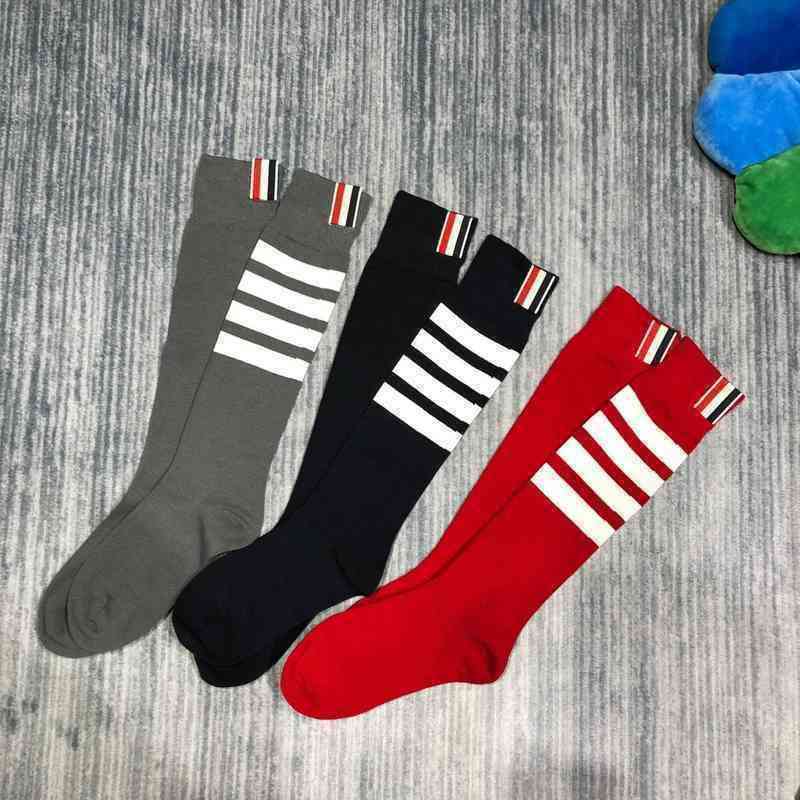 

18SS TB style socks four bar cotton men's and women's size medium tube calf academic, Tibetan green stockings 002