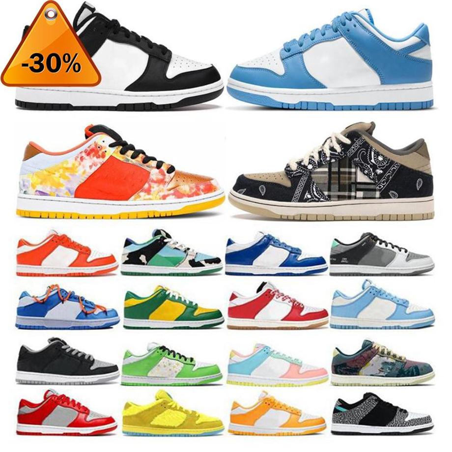 SB Dunks Casual Designer Shoes Men Femmes UNC Chaussures de course Low Coast Chunky University Blue Syracuse Valentin Day Womens Classic279p