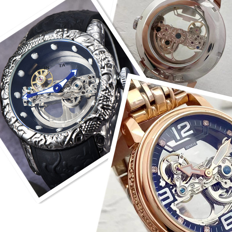 

Superb Skeleton Mechanical watch factory luxury watch automatic watches waterproof watchs, Pakpe2