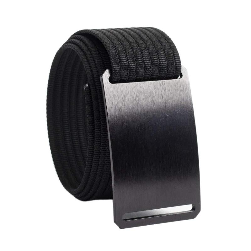 

Belts Web For Men - Nylon Belt- Fully Adjustable Casual Belt Strap & Buckle, Black