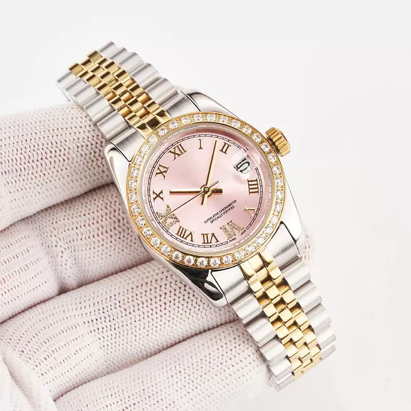 2022 Designer Watch for woman watches Diamond wristwatches Gold Edge Stainless Steel Waterproof wedding anniversary ladies gift