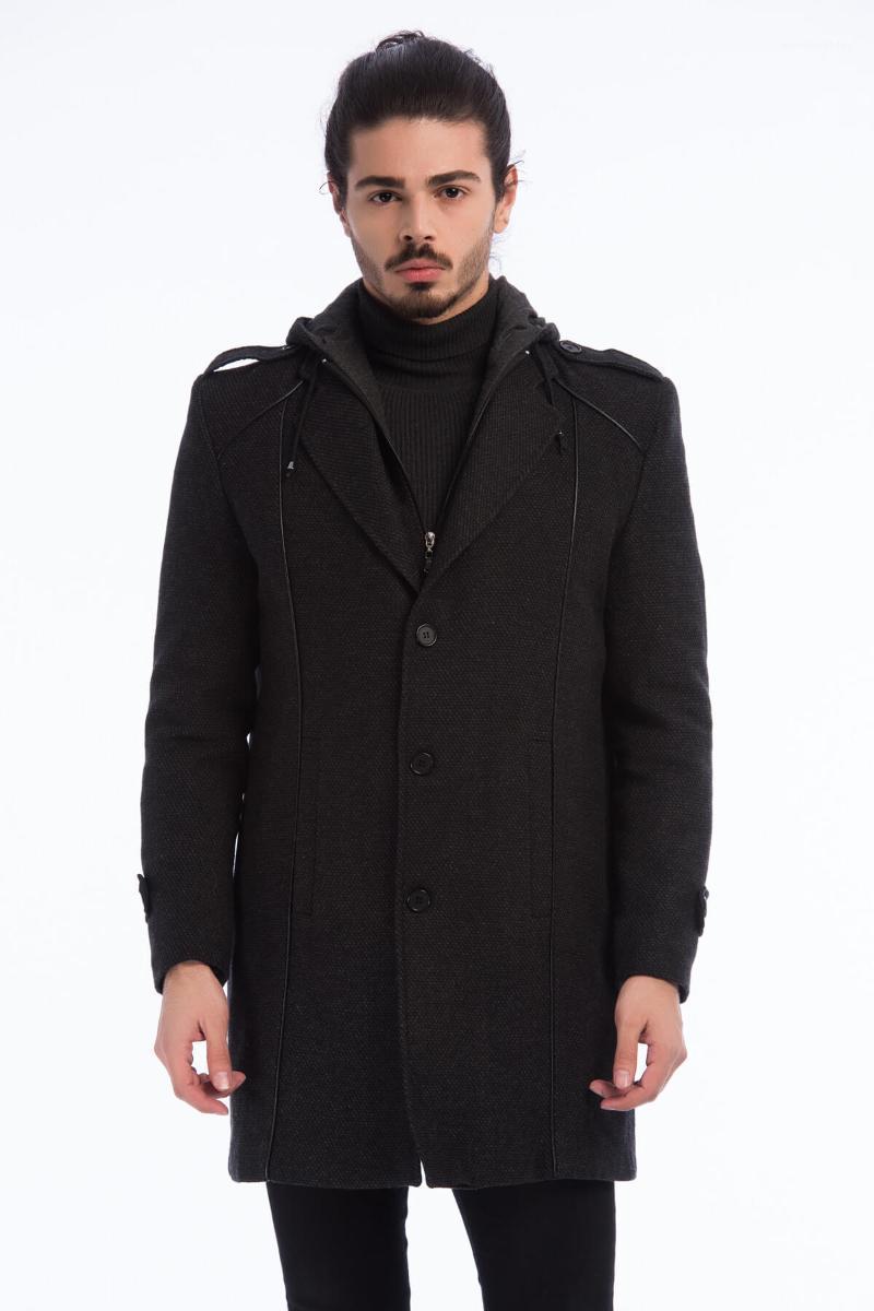 

Men's Jackets Dewberry Men 'S Black Overcoat-1020001 P8334.., As pic