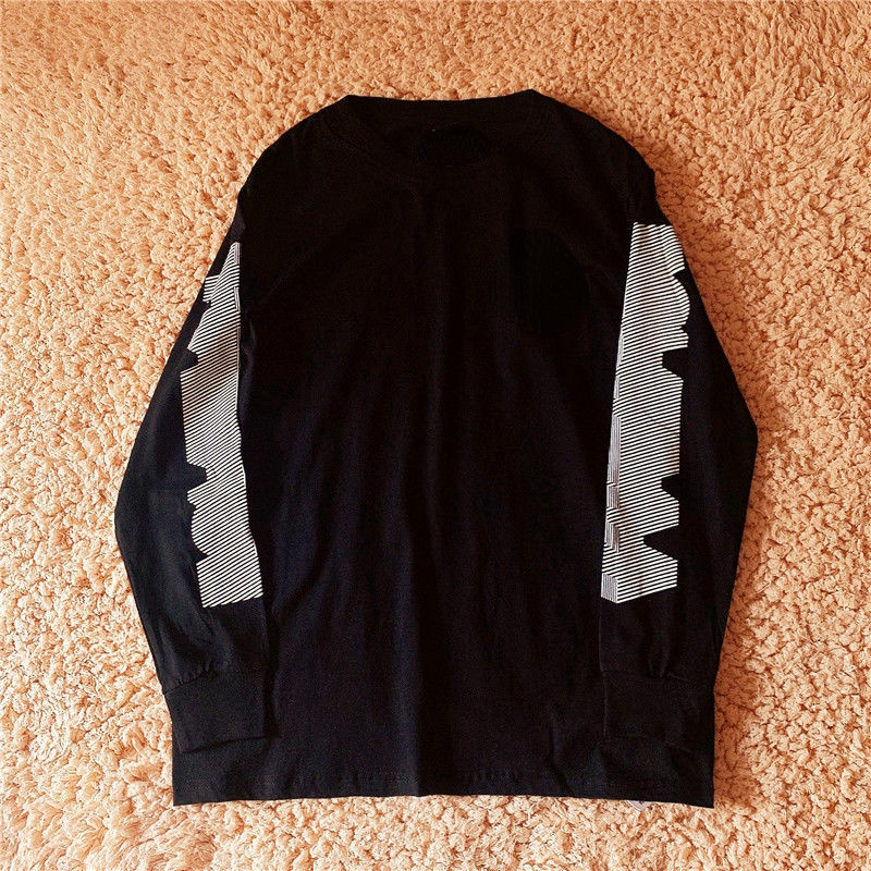 Designer T-shirt Tide Brand Palais T-shirt à manches longues Classic P Lettre Big Triangle Logo Round Neck Top Sweat Sweatshirt Men and Women Hip