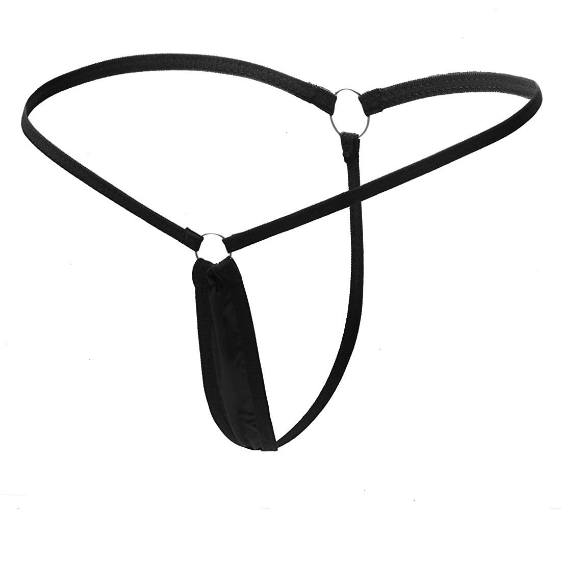 

Plus Size Sexy Lingerie Panties For Women Solid Metal G-string Thong Erotic Temptation Womens Underwear Strap Female, White