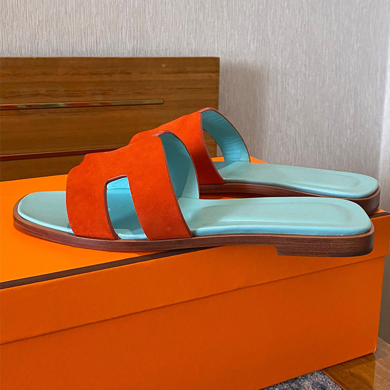 

Classic Womens Sandal slippers summer flats casual relaxed womans slippers travel designer sandals slipper Luxury sandals large size 35-42 with original box, Shipping supplement