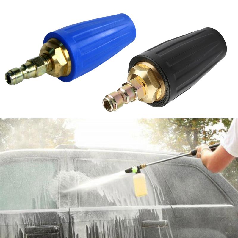 

Water Gun & Snow Foam Lance Pressure Washer Rotating Turbo Nozzle 1/4 Inch Plug Quick Connect Universal Driveways Farm Clean AccessoriesWate
