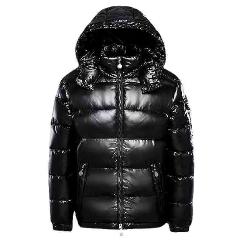 

Winter Parka Cotton Jacket Men 2021 Fashion Hooded Thick Warm Outwear Mans Casual Parka and Coats Windbreaker Parkas Male M-4XL, Black down jacket