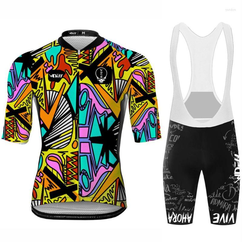 

Racing Sets WDFH Bike Cycling Jersey Sports Set Men Summer Short Sleeve Mountain Uniform Ropa Ciclismo Maillot Clothing Suit, 13