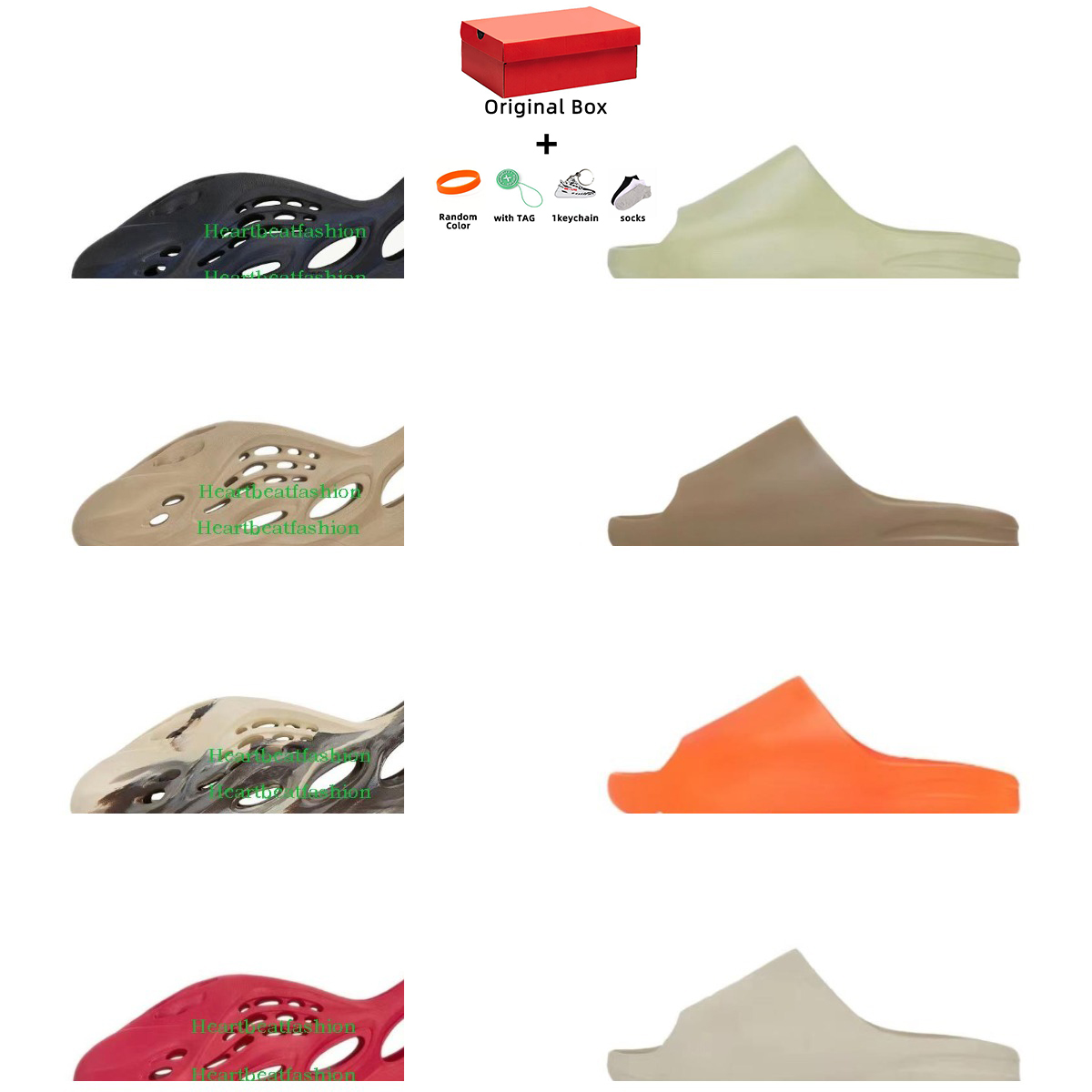 

2022 Foam Runner Slipper New style MXT Moon Gray MX Cream Clay Men Women Slippers Shoes Ochre Vermillion Mineral Blue Triple Black Slides Designer Sandals 35-46 wit box, 17