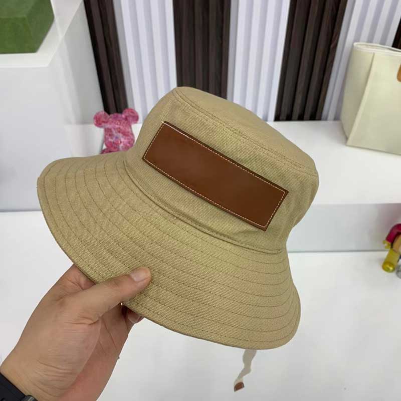 

Four Season Bucket Hat Beanies Summer Designer Cap Men Women Winter Fisherman's Hats Hip Hop Steet Beach Caps High Quality, Khaki