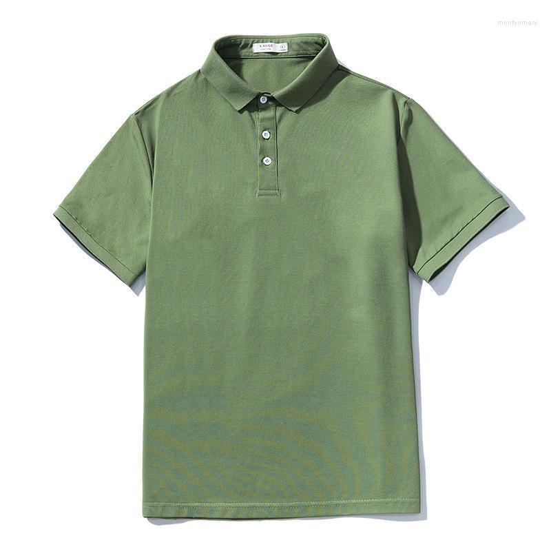 

Men' Polos Men Shirts Solid Smart Casual Short Sleeve Tee Turn-Down Collar Summer Slim Fit Business Clothes 0469-4Men' Men'sMen' Mont22, Black