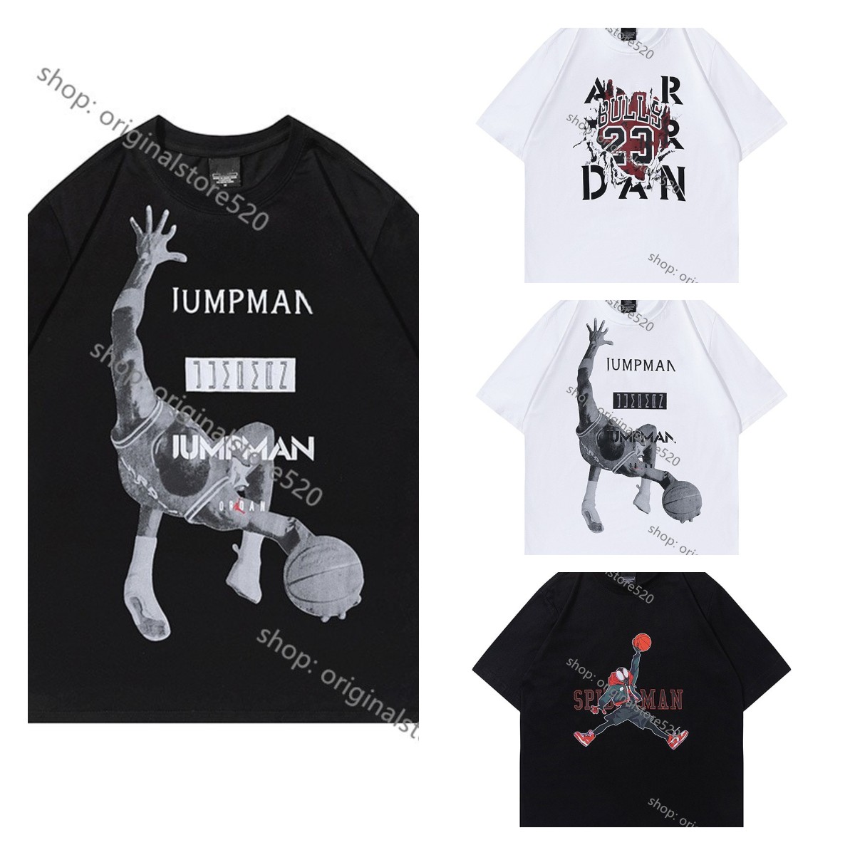 

Men's T Shirt High Tech fleece Quality t shirts Reflective luminous Trapeze Splash Print Crew Neck Cotton Loose Casual Tees Classic Short Sleeve 05080104, 1pcs buttons