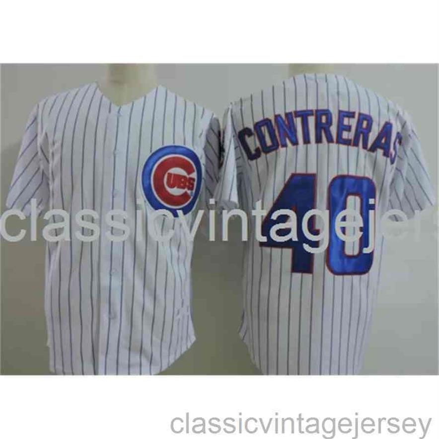 

Embroidery Wilson Contreras american baseball famous jersey Stitched Men Women Youth baseball Jersey Size -6XL276A, White