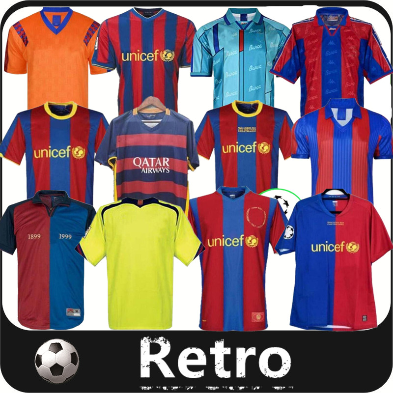 

Retro Barcelona soccer jerseys barca 96 97 07 08 09 10 11 XAVI RONALDINHO RONALDO RIVALDO GUARDIOLA Iniesta finals classic maillot foot 1899 1999 men football shirts, 10 11 home