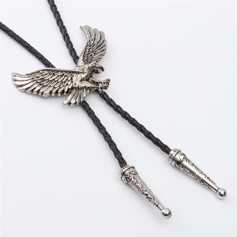 

Pendant Necklaces Eagle Dance Bolo Tie Fashion Western Cowboy Rodeo Leather Belt Necktie Necklace For Men WomenPendantPendant
