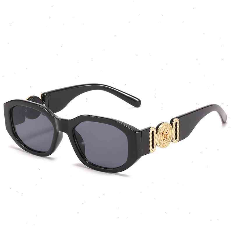 Unique Small Sunglasses Women Fashion Personality Lady Medusa Head Vintage Square Goggle for Men Oculos De Sol