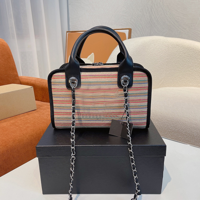 

2022 Braided Diamond Embroidered Beach Bags Classic Vintage Large Capacity Designer Bags Women Tote Fashion Chain Shoulder Bag handbag Crossbodybag Wallet, A1