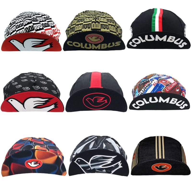 

Columbus Cycling Cap Gorra Ciclismo Bicycle Hat Breathable Polyester Bike Caps 220609