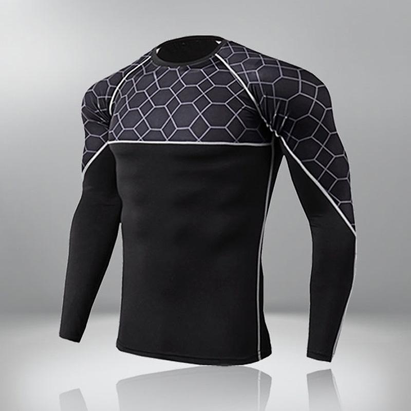 

Men' T-Shirts Outdoor Mens Quick Dry Fitness Compression Long Sleeve Baselayer Body Under Shirt Tight Sports Gym Wear Top Mesh Trousers, Only trousers