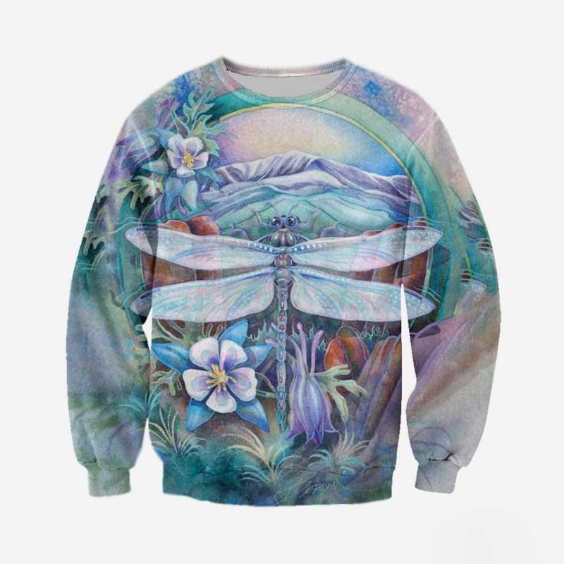 

Men's Hoodies & Sweatshirts 3D All OVer Printed Dragonfly For Men/Women Sweatshirt Unisex Spring Casual Pullover Zipper Hooded Drop