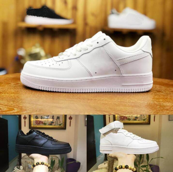 

Men Casual Leather Shoes Low/High All White Shoes Men And Women Fashionable Casual Shoes 99, White/black high