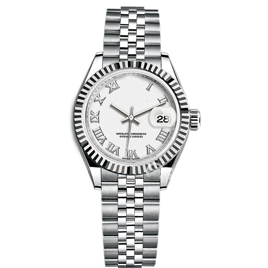 

Luxury High Quality Fashion good Wristwatches Lady Stahl 279174 31mm Stainless Steel Roman Dial 2813 Movement Mechanical Automatic Ladies Women's Watches, Thimble