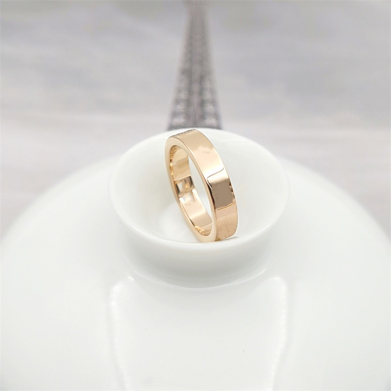 

1pcs Drop Shippin Stainless Steel Lover Designer Ring Woman Jewelry Rings Men Wedding Promise Rings For Female Women Gift 45hd H1