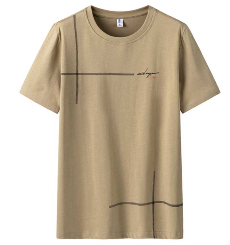 

Men's T-Shirts Spot 2022 Casual Loose Short-sleeved T-shirt Model 6189, 6189-1
