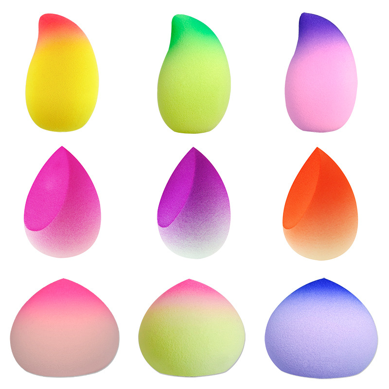 

NEW Foundation Makeup Sponges Powder Gradient Color Accessories Beauty blend Tool Cosmetic Puff Cushion Makeup Egg