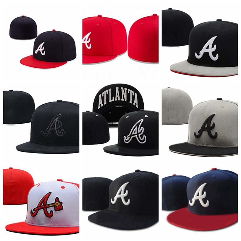 

Newest 14 styles Braves A letter Baseball caps Fashion new Casquettes chapeus for women sports hip hop Fitted Hats