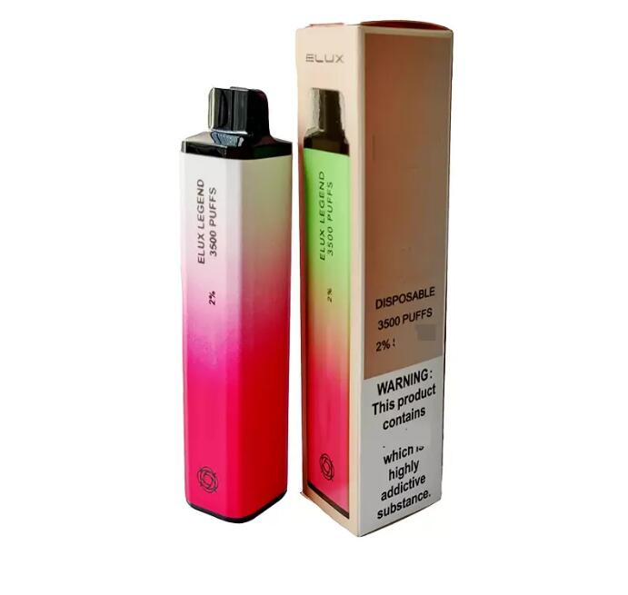 

Elux Legend Disposable Vape cigarette 3500 Puffs Vape Pen 1500mAh Battery Vaporizer Vapor Kit 2% 10ml VS geek bar pro elf bars bang xxl gunnpod