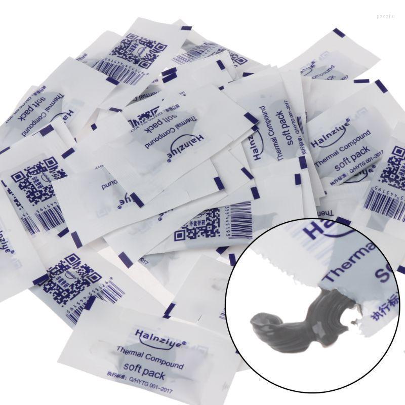 

Fans & Coolings 100Pcs Thermal Grease Paste Compound Silicon CPU Heat Sink Processor Cooling Silicone GreaseFans