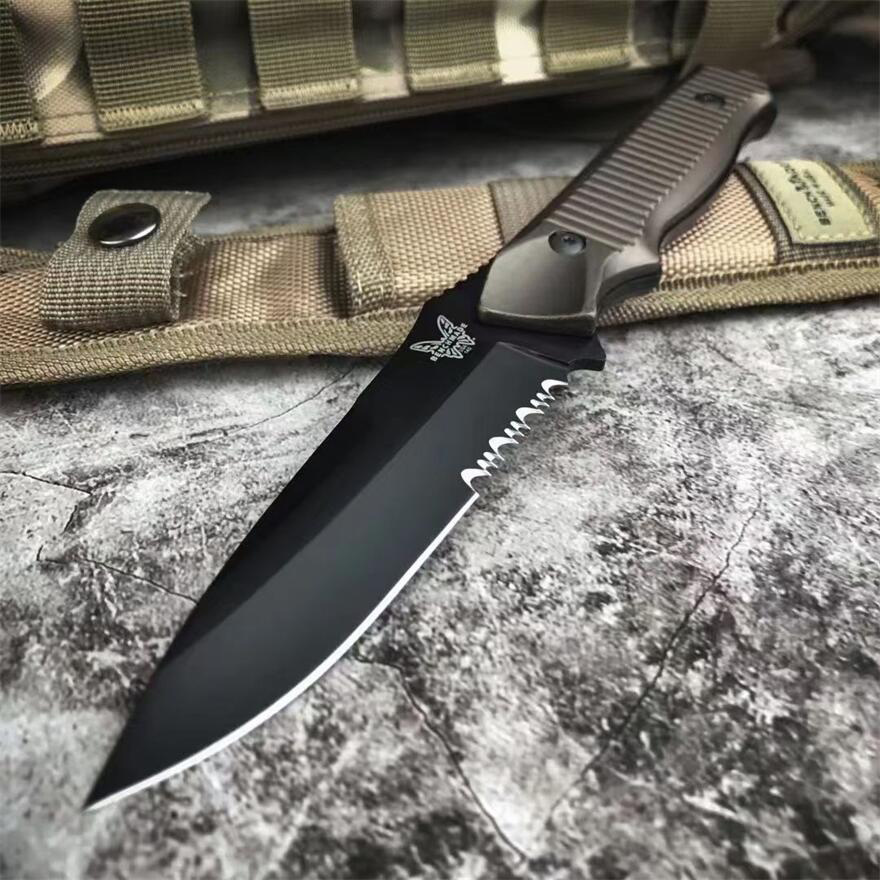 

Benchmade BM140/140 Nimravus Fixed blade knife 154CM Blade EDC Tools Outdoor Tactical Self defense Hunting camping Knives BM 133 173 175 176 140BK KNIFES