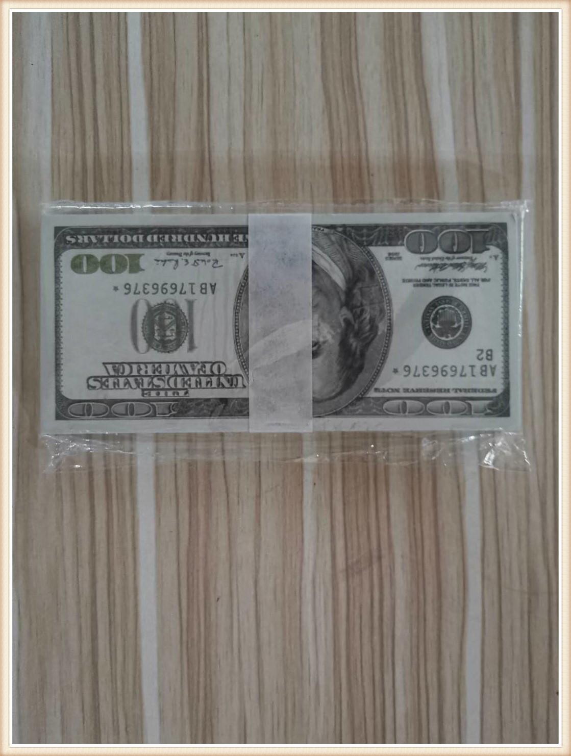 

Bar Hot-selling Simulation 08 Film Dollor Fake Money Practice Coin Banknote And Television Old Props Toy Game 100 Shooting Token Mnkvl