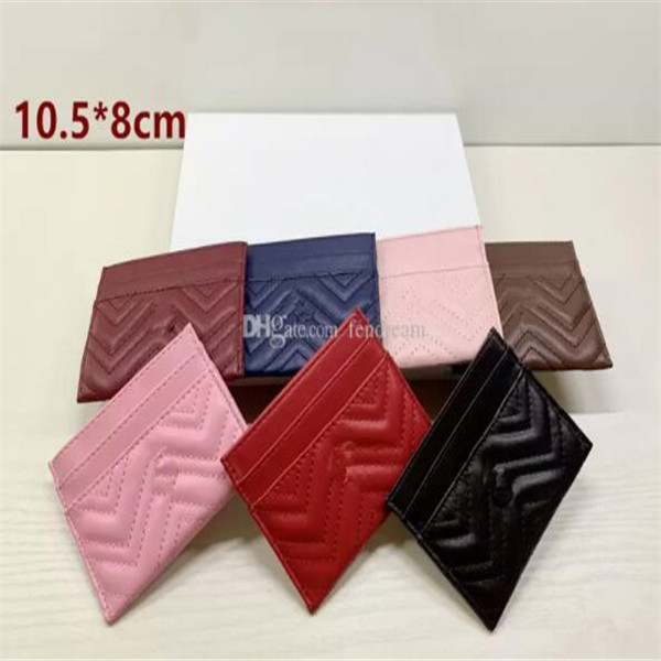 

luxury Designer Card Holder Genuine Leather Marmont G purse Fashion Y Womens men Purses Mens Key Ring Credit Coin Mini Wallet Bag Charm Brown Canvas multicolor, Balck-ys-silver letters
