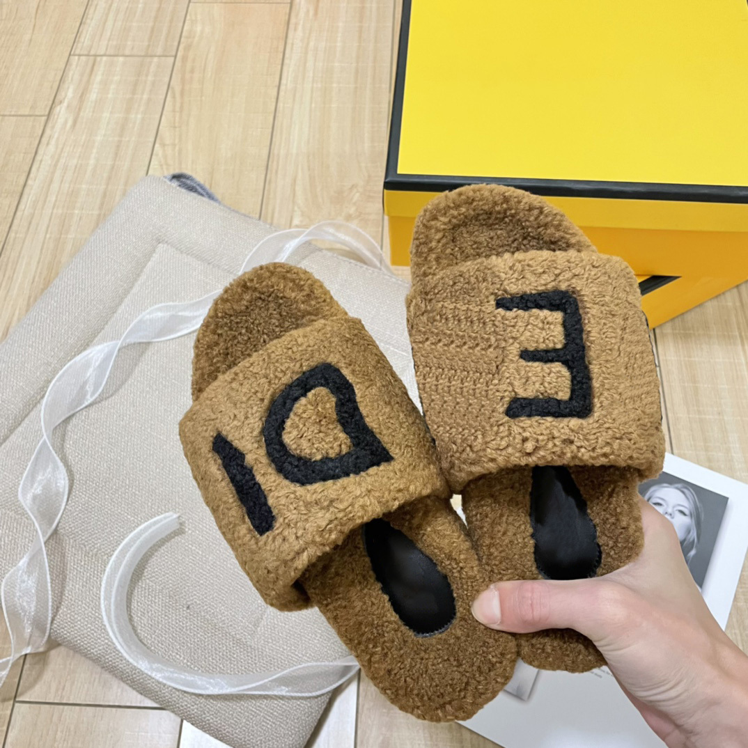 

Branded luxury Women Winter Indoor Home Fur Slippers womens FDI House Full Furry Soft Fluffy Plush Flats Heel Non Slip Designer Shoes Casual Ladies plus size, F7262