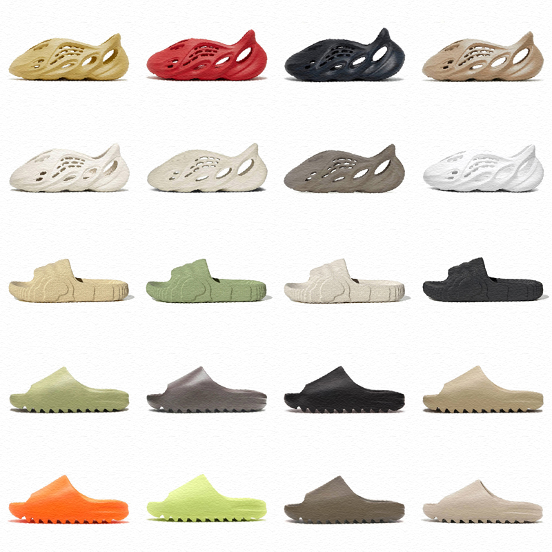 

Foam Runner Slider Slide Shoe Men Womens Sandal Resin Clog Desert Ararat Sliders Slides Designer Vermillion Blue White Red Black Yellow Mens Women A3 Casual Shoes