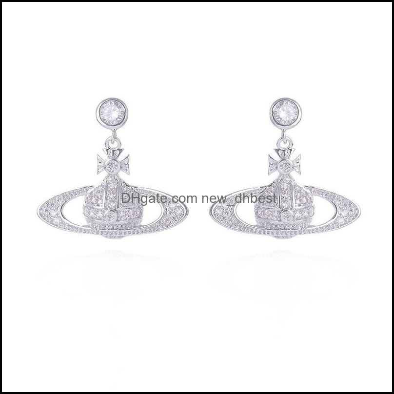 

Charm Earrings Jewelry Women Girls Ladies Chakrabeads Xi Tai Saitan Rhombus Rivet Fashion Wild Saturn Temperament Design Creative Jllbpk Dro