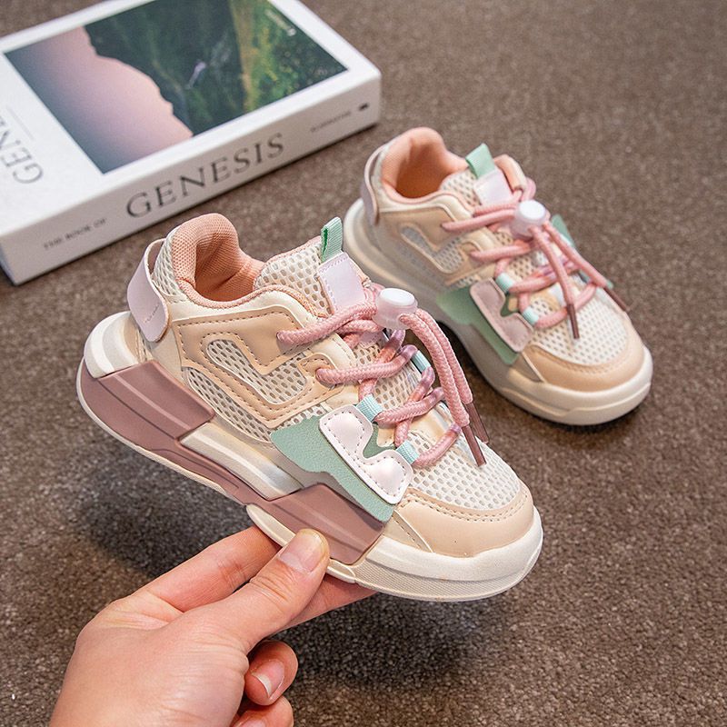 

Boys Shoes Sneakers for Children Toddler Breathable Sport Shoes Girls Fall 2022 Student Running Shoes, Gray