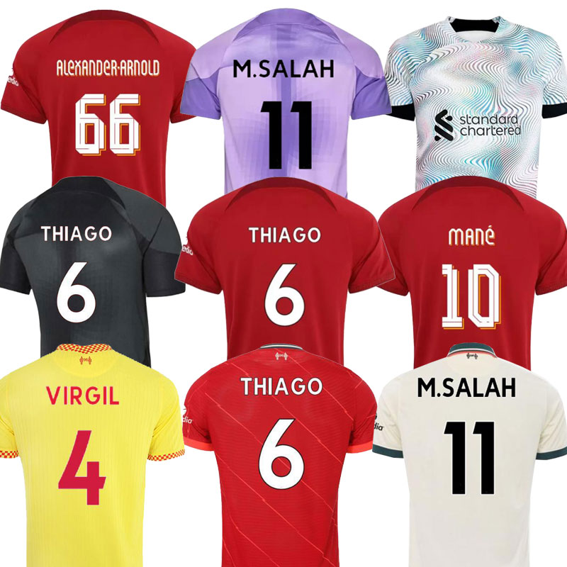 

21 22 23 SALAH FIRMINO LiverP00L Soccer Jerseys THIAGO KONATE LVP Football Shirt 2022 VIRGIL Diogo Jota MANE KEITA JONES Thailand quality Adults and kids 16-4XL, Adult shirt