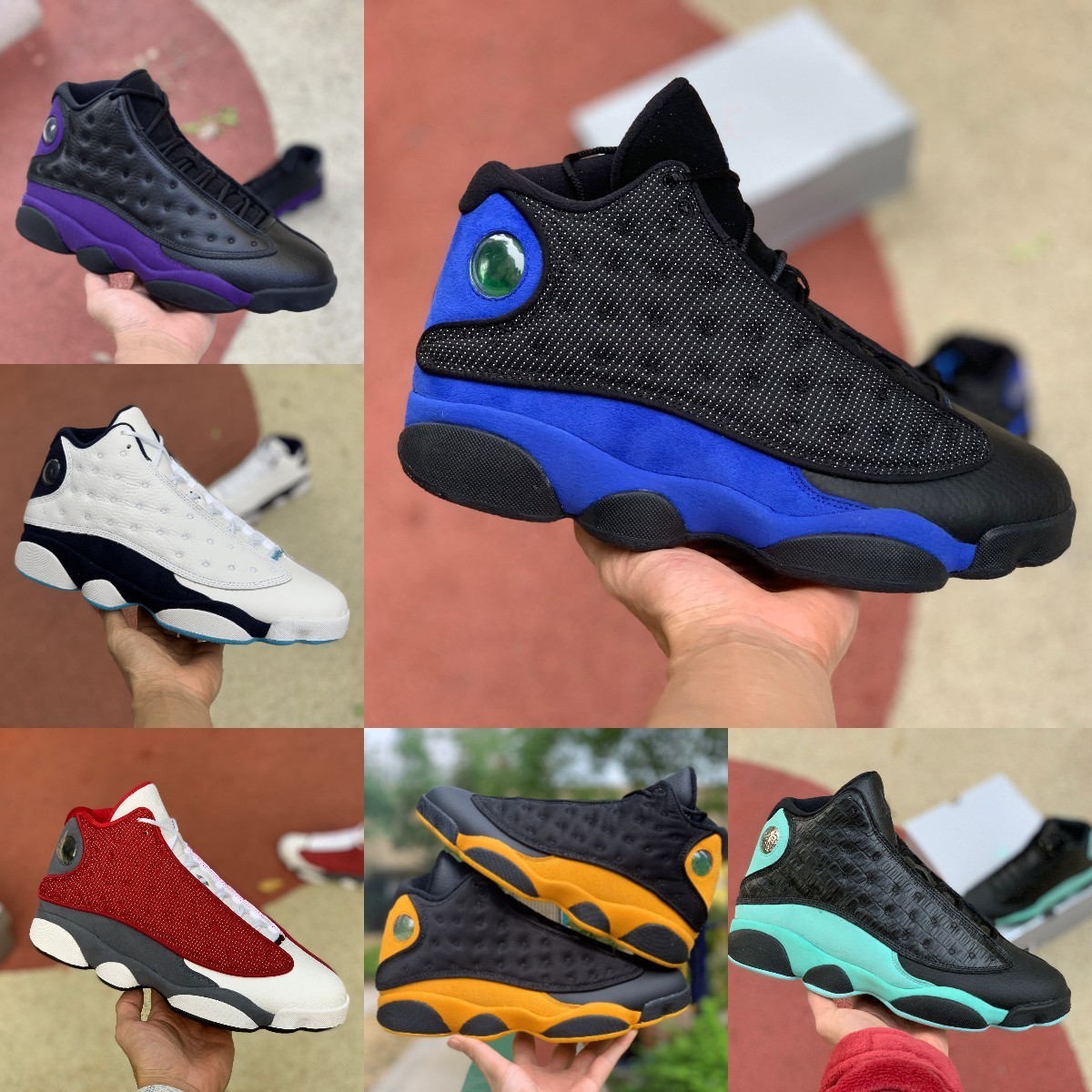 

Jumpman 13 13S Basketball Shoes Mens High Flint Bred Jorden Island Green Red Dirty Hyper Royal Starfish Dark Powder Blue Black Cat Chicago Trainer Sneakers H3144, Please contact us
