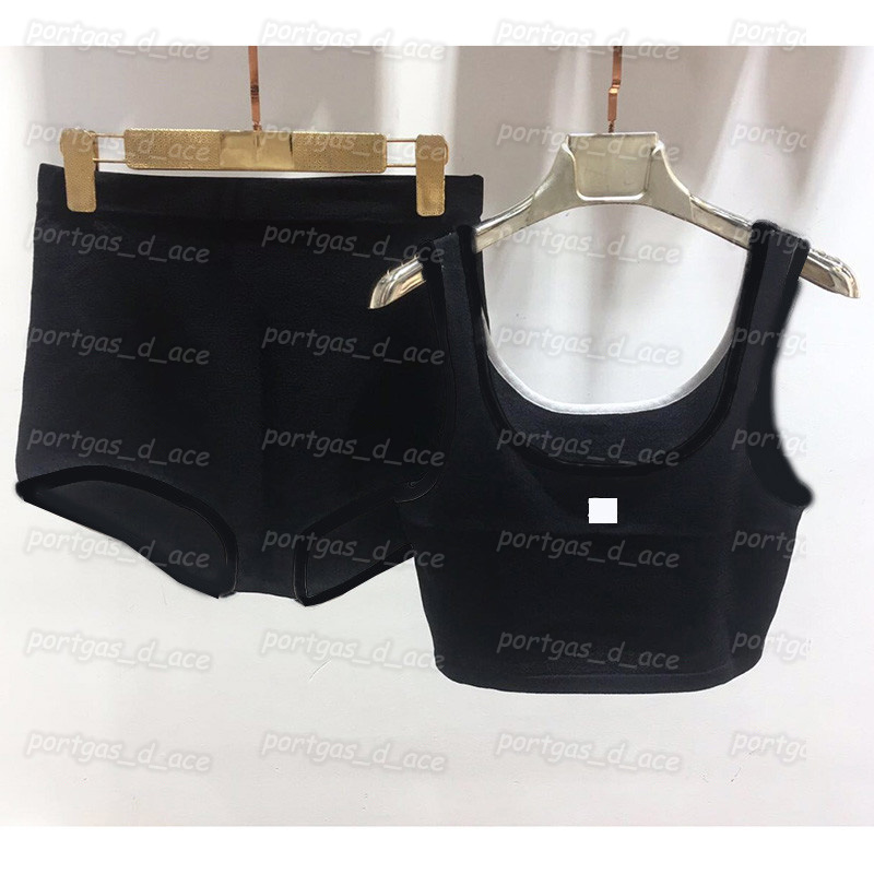 

Vintage Womens Knit Tankinis INS Fashion Black White Swimwear Split Holiday Beach Bra Briefs Girls Women Contrast Color Bikinis Lingerie, White #