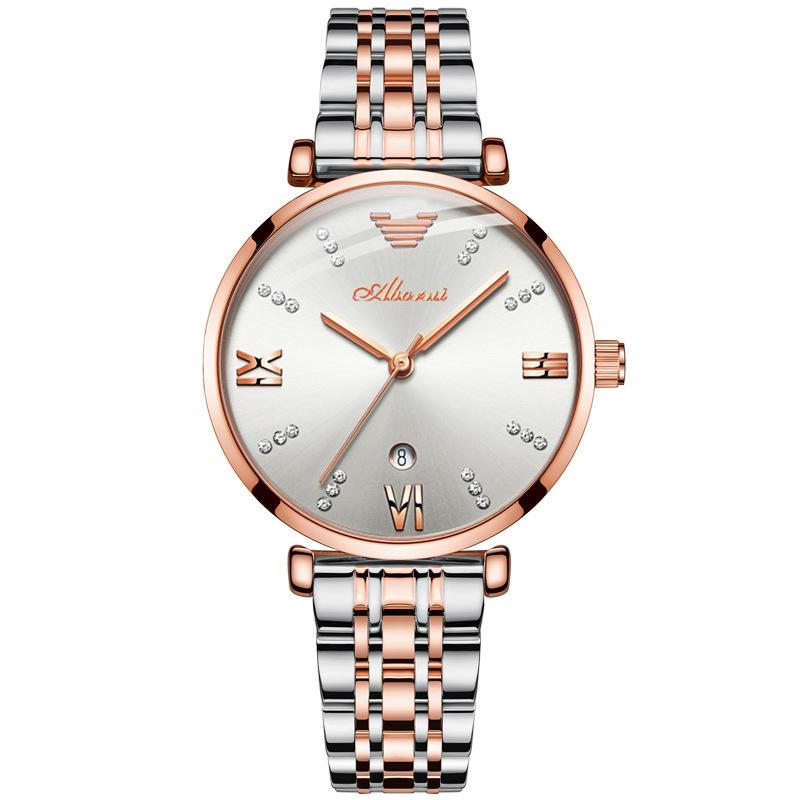 

Wristwatches Womens Watches Luxury Ladies Watch Simple Lady Quartz Wristwatch Steel Strap RelogioWristwatches, Women watches 2