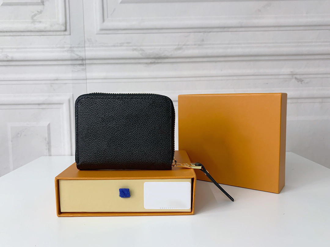 

Luxurys Designers Wallets Purses Fashion Short ZIPPY Wallet Monograms Empreinte Leather Embossing Classic Zipper Pocket Pallas Bag Zip coin, M60067#red monograms