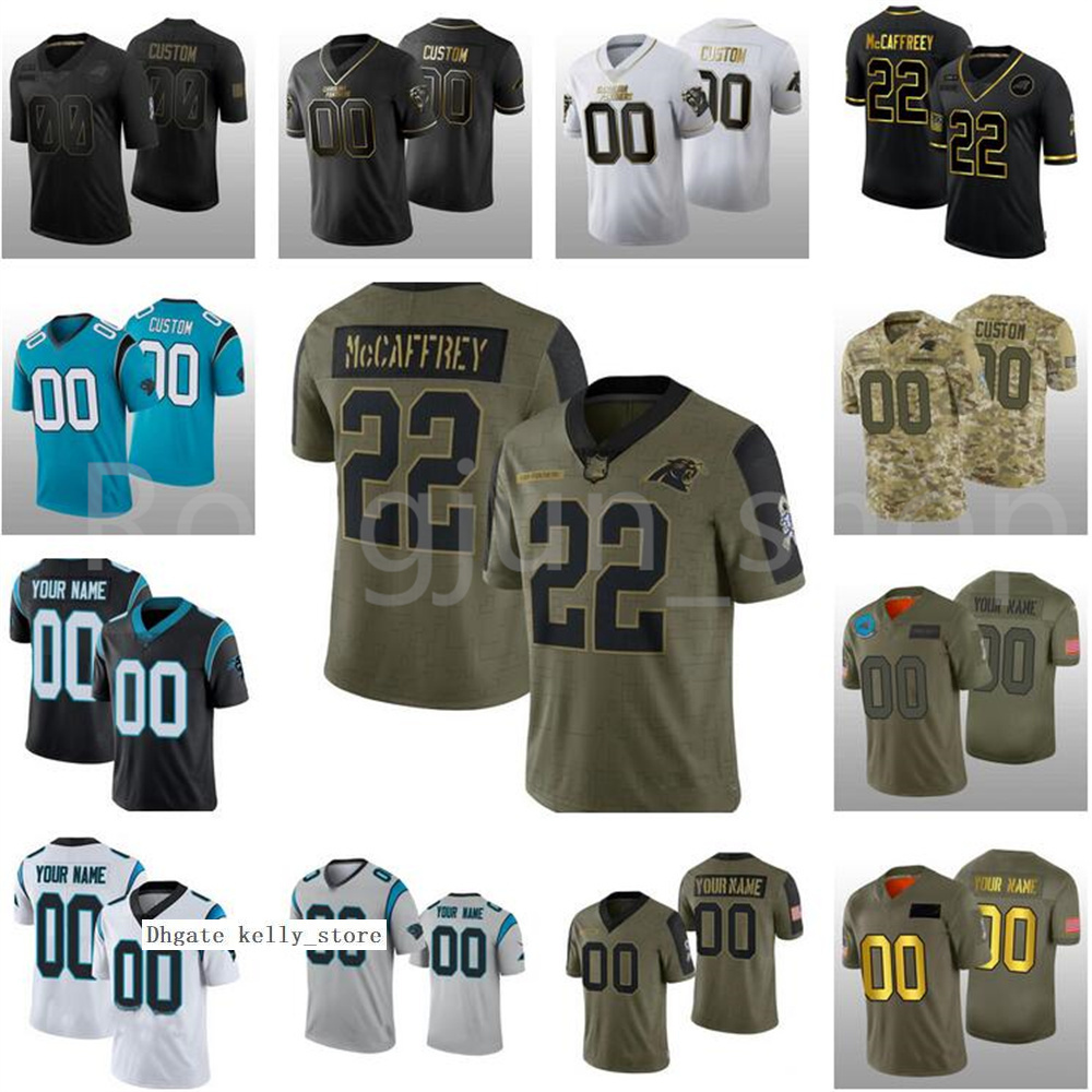 

2022 Carolina Men Women Youth Stitched Panther Football Christian McCaffrey 22 Cam Newton 1 Custom''NFL''jerseys Size -4XL