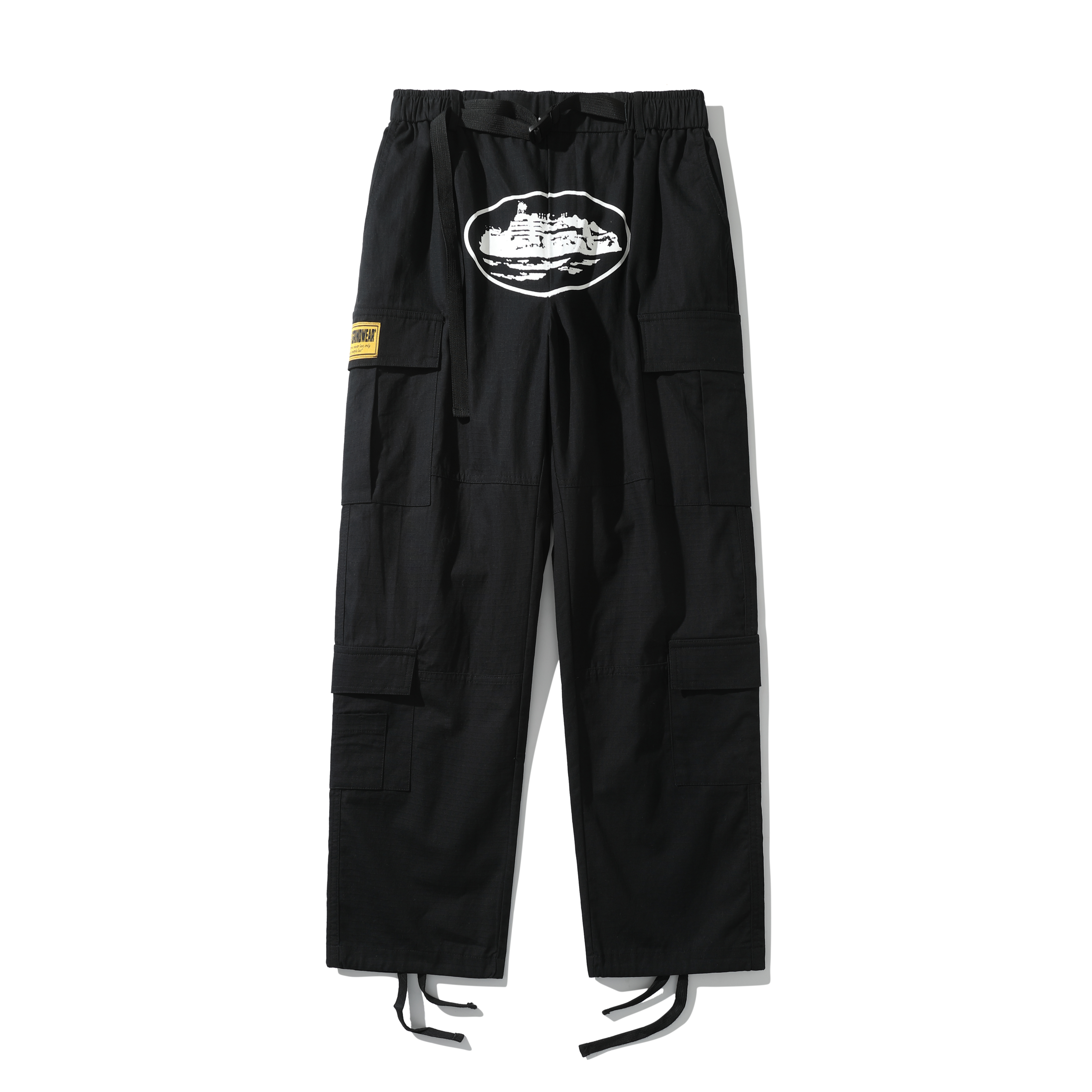 Luxury popular Corteiz men designer Pants high Quality Black Pant Loose Lamb Wool Embroidered Sweatshirt Decoded pain Revolution Medium Men Track