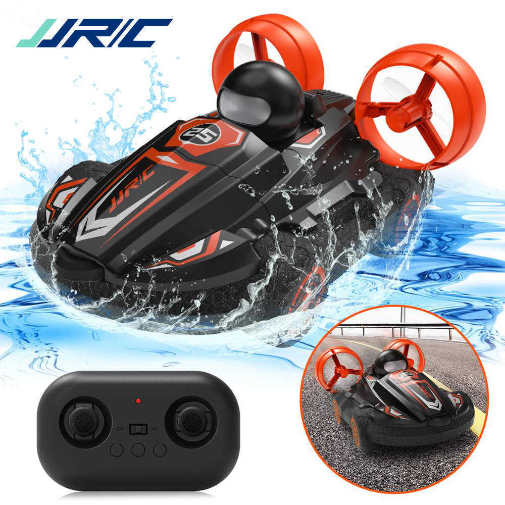 Q86 2.4G 2 IN 1 Amphibious Remote Control Hovercraft Speed Boat RC Stunt Drift Car for Kid Model Outdoor Toys-image-769477444