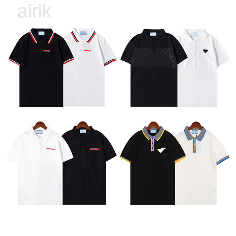 

Designer Mens Polos T Shirts Letter P Triangle Women Tshirts Couple Short Sleeves Tees size L/XL/2XL/3XL/4XL, 402